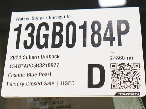 Used 2024 Subaru Outback Touring AWD/4WD image 32
