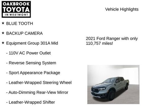 Used 2021 Ford Ranger XLT w/ Equipment Group 301A Mid AWD/4WD image 5