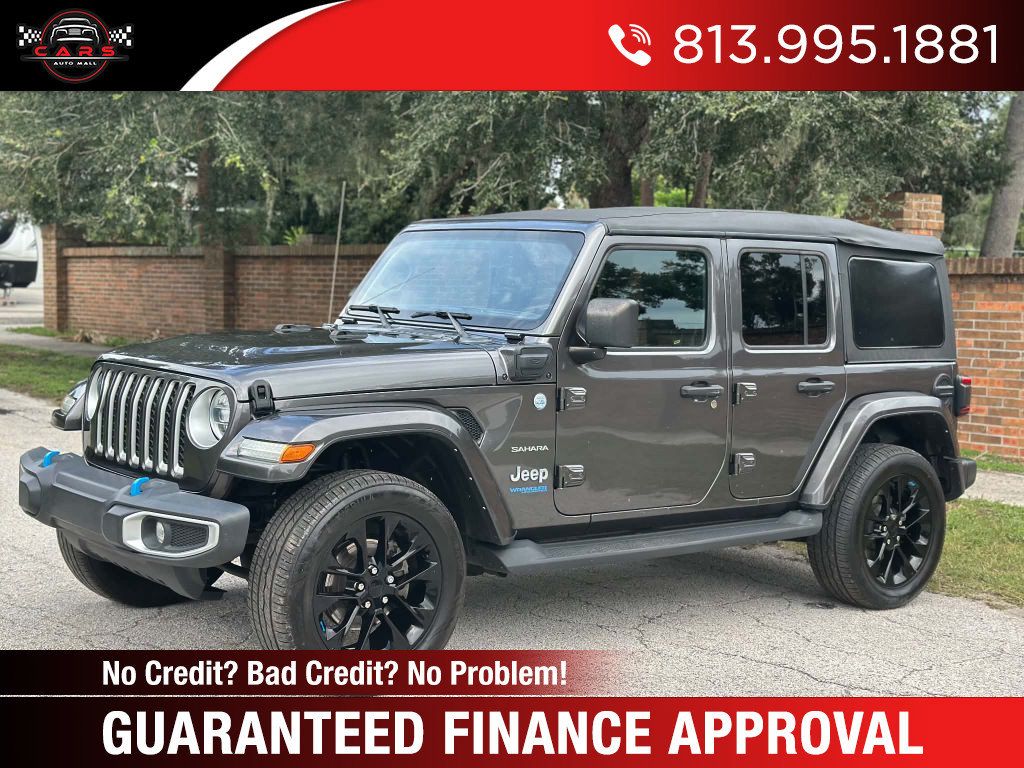Used 2022 Jeep Wrangler Unlimited Sahara w/ Cold Weather Group AWD/4WD image 1
