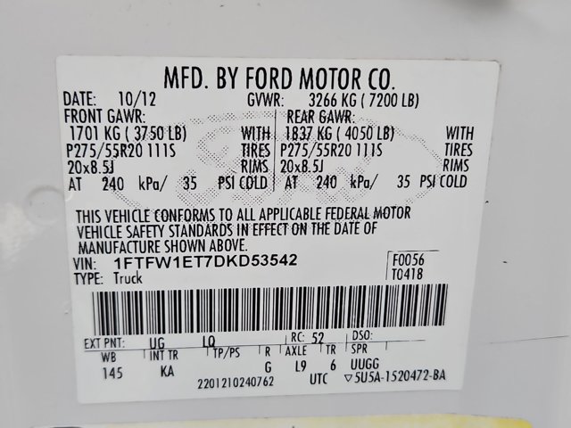 Used 2013 Ford F150 King Ranch w/ King Ranch Luxury Pkg AWD/4WD image 26