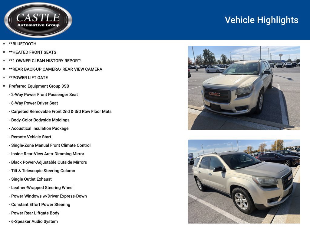 Used 2016 GMC Acadia SLE FWD image 3