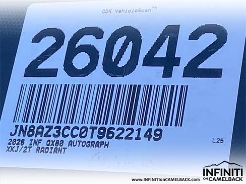 New 2026 INFINITI QX80 Autograph image 36
