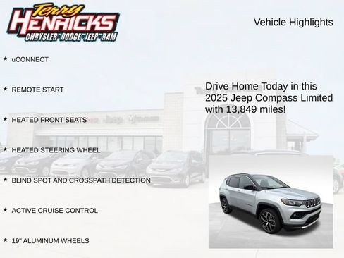 Used 2025 Jeep Compass Limited AWD/4WD image 4