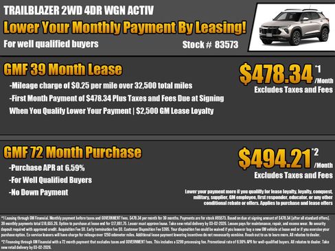 New 2026 Chevrolet TrailBlazer ACTIV image 2