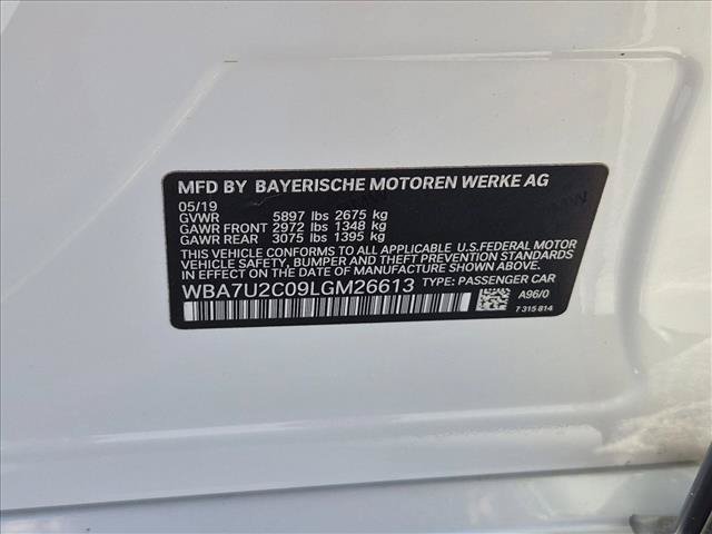 Used 2020 BMW 750i xDrive w/ M Sport Package AWD/4WD image 15