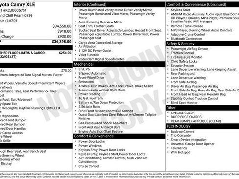 Used 2018 Toyota Camry XLE image 10