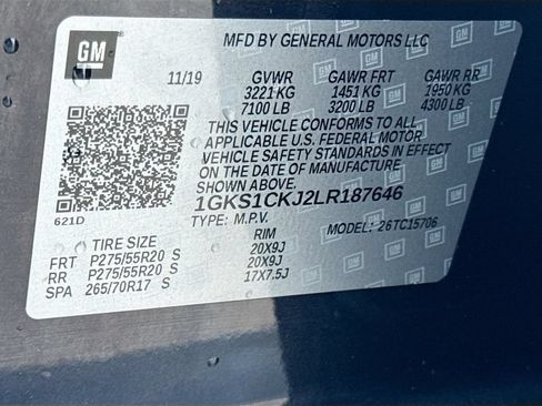 Used 2020 GMC Yukon Denali w/ Open Road Package RWD image 39