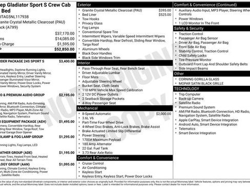 Used 2022 Jeep Gladiator Sport AWD/4WD image 34