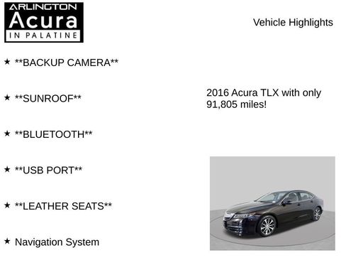 Used 2016 Acura TLX w/ Technology Package FWD image 7