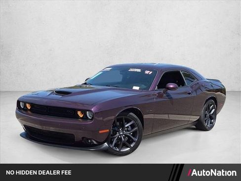 Used 2021 Dodge Challenger R/T w/ Blacktop Package RWD image 1