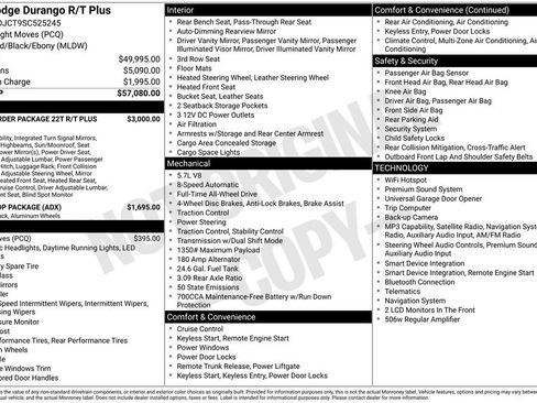 Certified 2025 Dodge Durango R/T AWD/4WD image 13