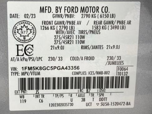 Used 2023 Ford Explorer ST AWD/4WD image 55