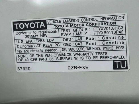 Used 2015 Toyota Prius Two image 42