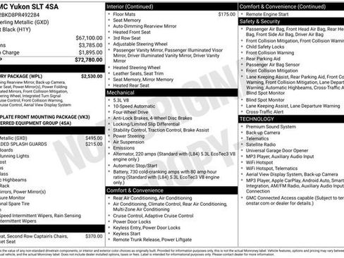 Used 2023 GMC Yukon SLT w/ SLT Luxury Package AWD/4WD image 11