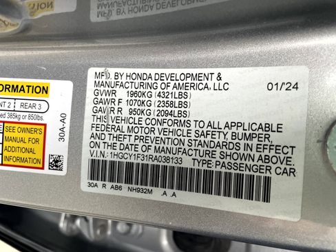 Used 2024 Honda Accord EX image 24