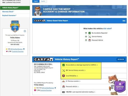 Used 2013 Honda CR-V EX-L image 6