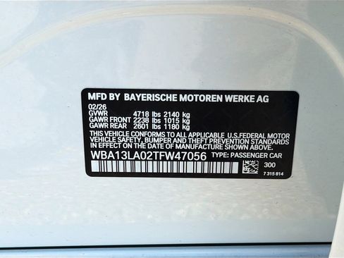 Used 2026 BMW 330i Sedan w/ Parking Assistance Package RWD image 43