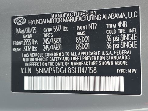 Used 2025 Hyundai Santa Fe Calligraphy AWD/4WD image 36