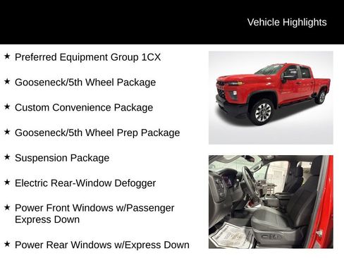 Used 2023 Chevrolet Silverado 2500 Custom w/ Gooseneck/5TH Wheel Package image 2