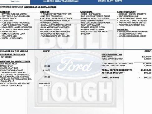 New 2025 Ford Ranger XLT w/ FX4 Off-Road Package image 2