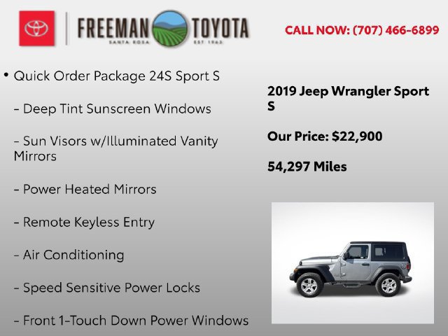 Used 2019 Jeep Wrangler Sport AWD/4WD image 5