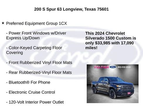Used 2024 Chevrolet Silverado 1500 Custom image 10
