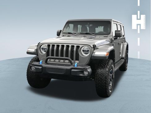 Used 2022 Jeep Wrangler Unlimited Rubicon 4xe w/ Steel Bumper Group AWD/4WD image 2