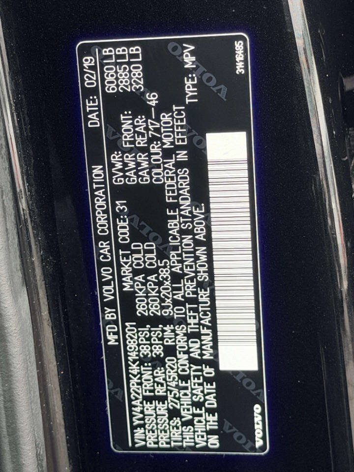 Used 2019 Volvo XC90 T6 Momentum w/ Protection Package Premier AWD/4WD image 22