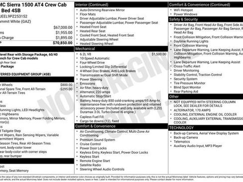 Used 2023 GMC Sierra 1500 AT4 AWD/4WD image 6