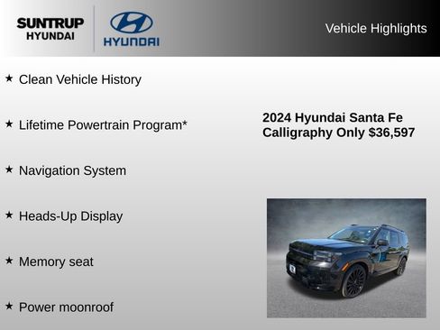 Used 2024 Hyundai Santa Fe Calligraphy AWD/4WD image 8