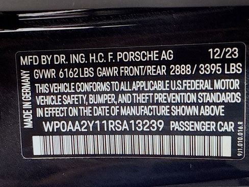 Certified 2024 Porsche Taycan image 12