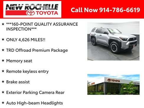 Certified 2026 Toyota 4Runner TRD Off-Road Premium AWD/4WD image 6
