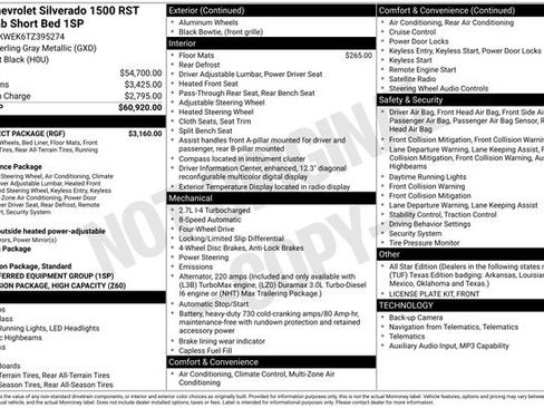 New 2026 Chevrolet Silverado 1500 RST w/ RST Select Package AWD/4WD image 24