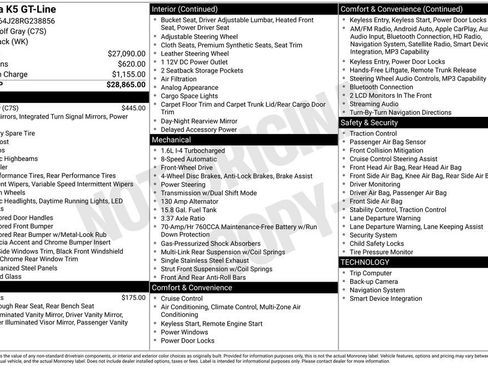 Used 2024 Kia K5 GT-Line FWD image 6