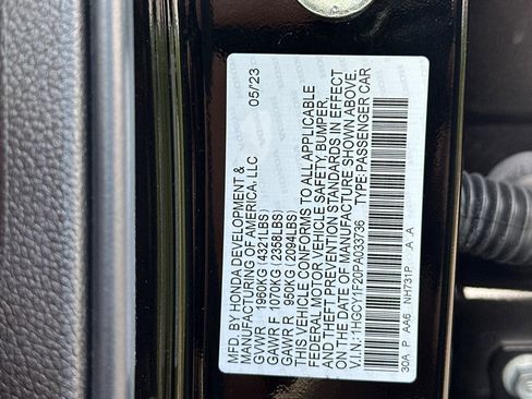 Certified 2023 Honda Accord LX image 33
