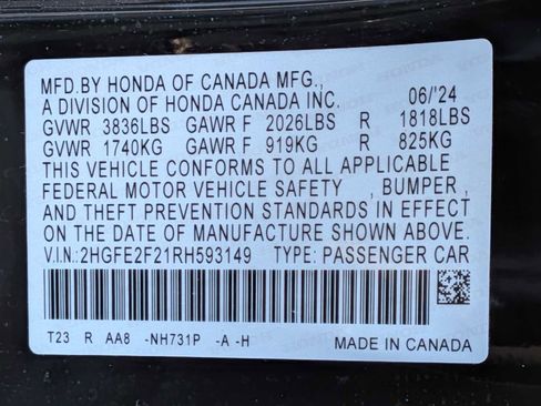 Used 2024 Honda Civic LX image 31