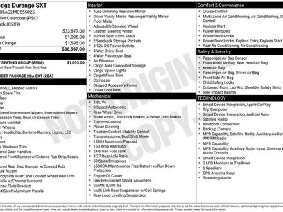 Used 2021 Dodge Durango SXT w/ 3rd Row Seating Group