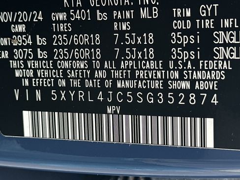 Used 2025 Kia Sorento S w/ Panoramic Sunroof Package FWD image 33