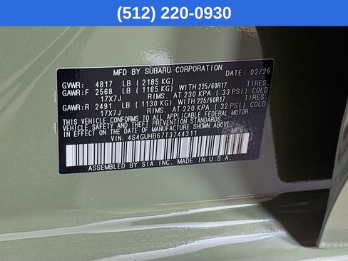 Certified 2026 Subaru Crosstrek 2.5i AWD/4WD image 39