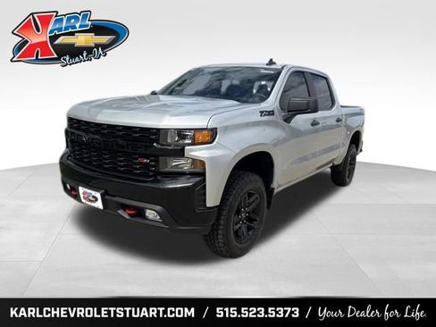Used 2021 Chevrolet Silverado 1500 Custom Trail Boss w/ LPO, Dark Essentials Package AWD/4WD image 1