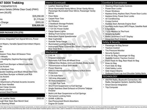 Used 2017 FIAT 500X Trekking image 2