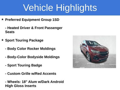 Used 2023 Buick Encore GX Select w/ Sport Touring Package FWD image 3