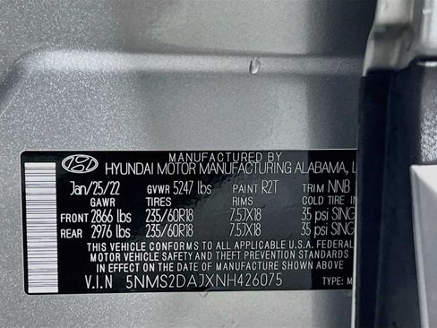 Certified 2022 Hyundai Santa Fe SEL AWD/4WD image 32
