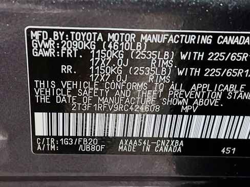 Certified 2024 Toyota RAV4 LE AWD/4WD image 27