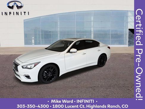 Certified 2023 INFINITI Q50 Luxe w/ Cargo Package AWD/4WD image 1