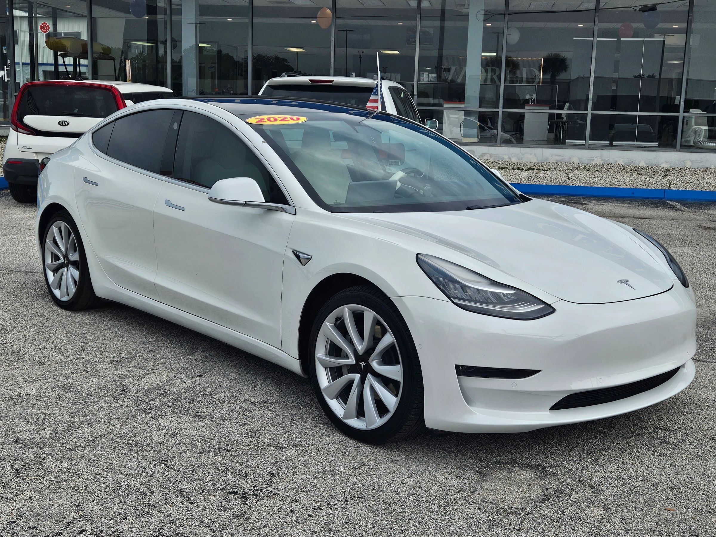 Used 2020 Tesla Model 3 Long Range AWD/4WD image 2