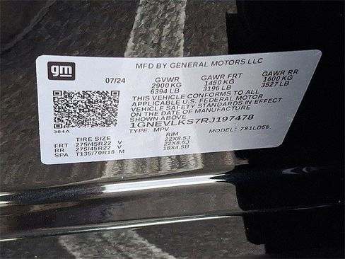 Certified 2024 Chevrolet Traverse RS w/ LPO, Floor Liner Package image 28