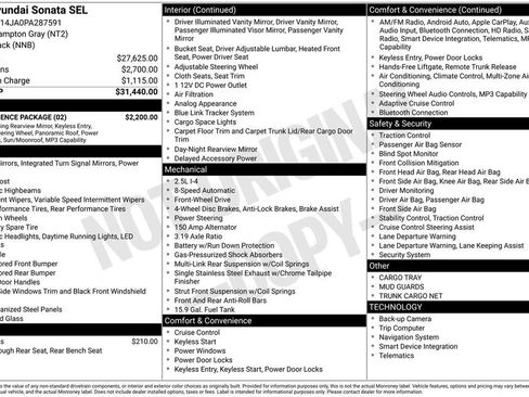 Used 2023 Hyundai Sonata SEL w/ Convenience Package image 39