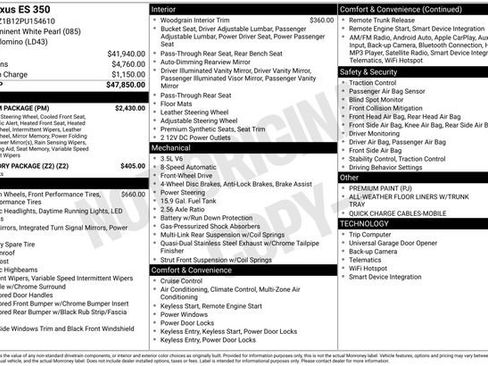 Used 2023 Lexus ES 350 w/ Premium Package image 35