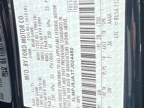 New 2026 Lincoln Nautilus Premier w/ Equipment Group 102A image 21